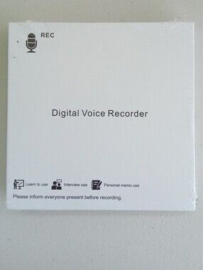 Digital Voice Recorder - White